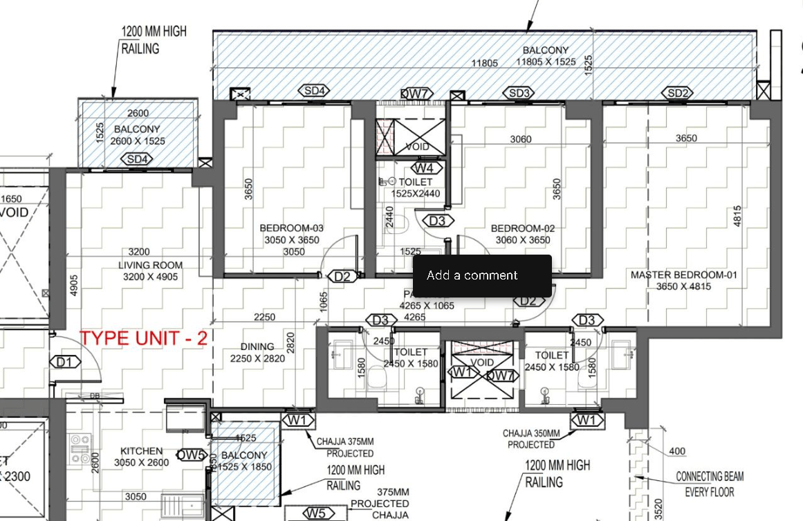 3 BHK Plan
